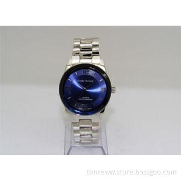 Business Brass Wrist Watch 30m Waterproof , flat raised wit